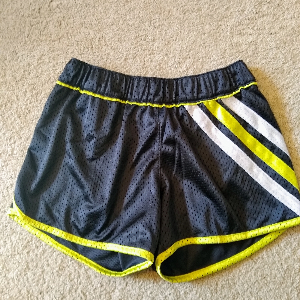Adidas XS shorts black and green